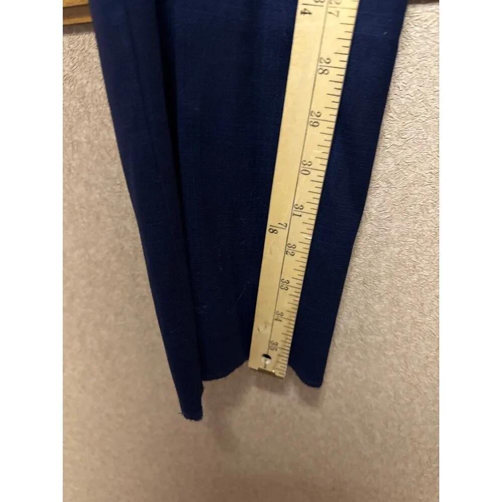English Laundry Men's Suit Blazer Pants Navy Blue Lined Window Pane 42L 35W NEW